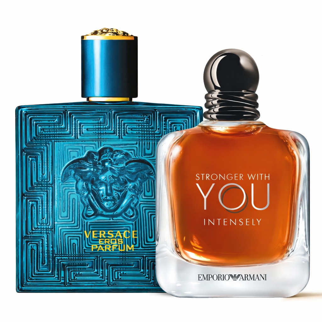 Versace Eros Parfum & Armani Stronger With You Intensely Combo Perfume