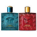 versace eros and versace eros flame 3.4oz/100ml