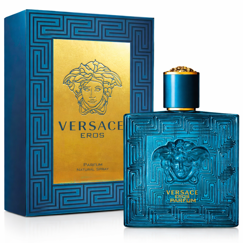 Versace Eros Parfum with Box Luxury Fragrance Display